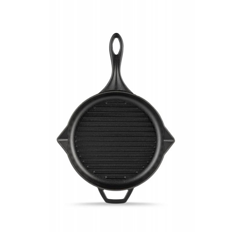 Emailitud malmist grillpann Hosse, Black Onyx, Ф24cm - Malmist grillpann