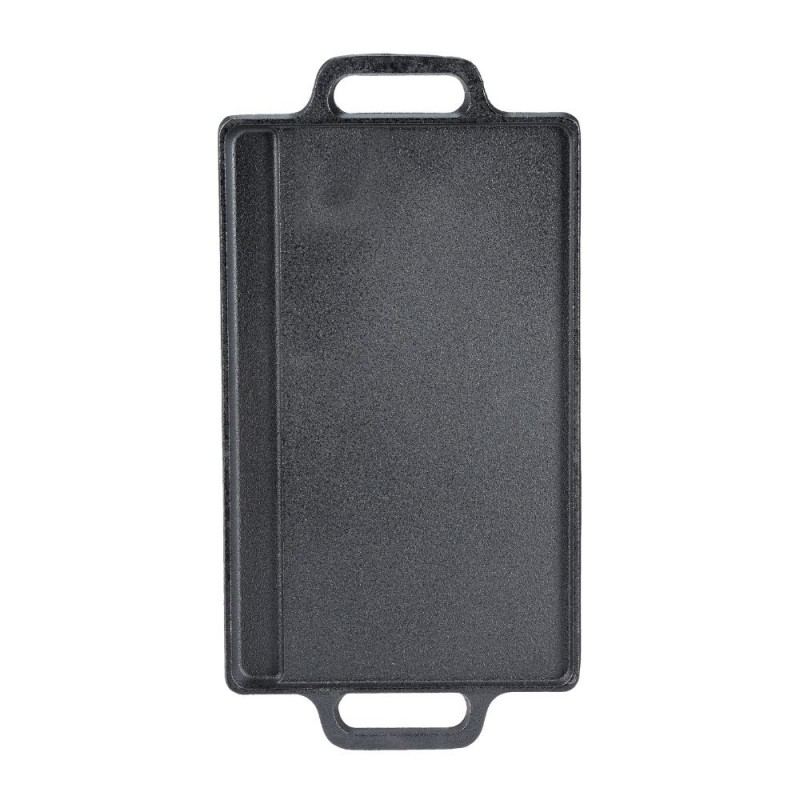 Kahepoolne malm grillplaat, 33x20 cm | Malmplaat Kahepoolne malm grillplaat, 33x20 cm | Malmplaat | |
