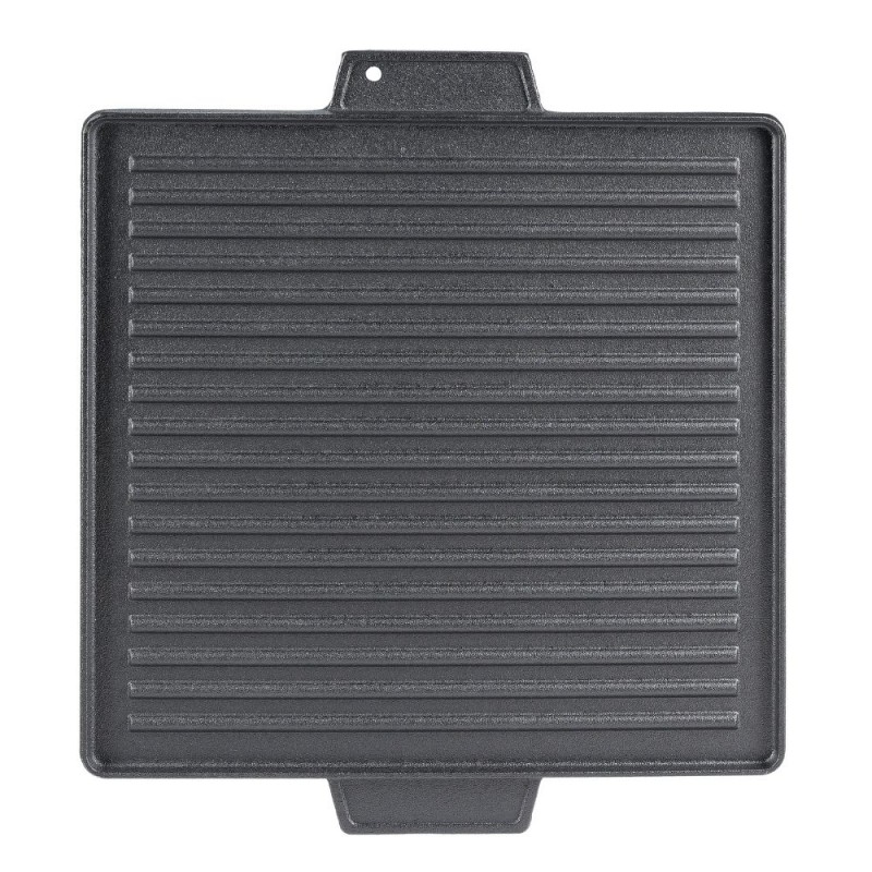 Kahepoolne malm grillplaat, 38x38 cm - Malmplaat