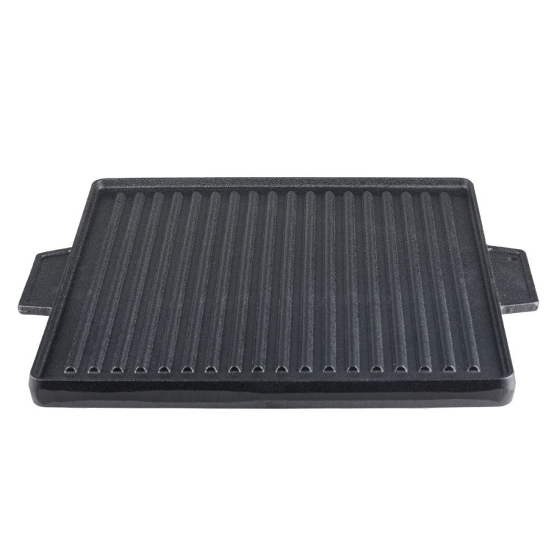 Kahepoolne malm grillplaat, 38x38 cm - Malmplaat
