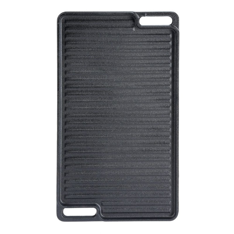 Kahepoolne malm grillplaat, 46x26 cm - Malmplaat