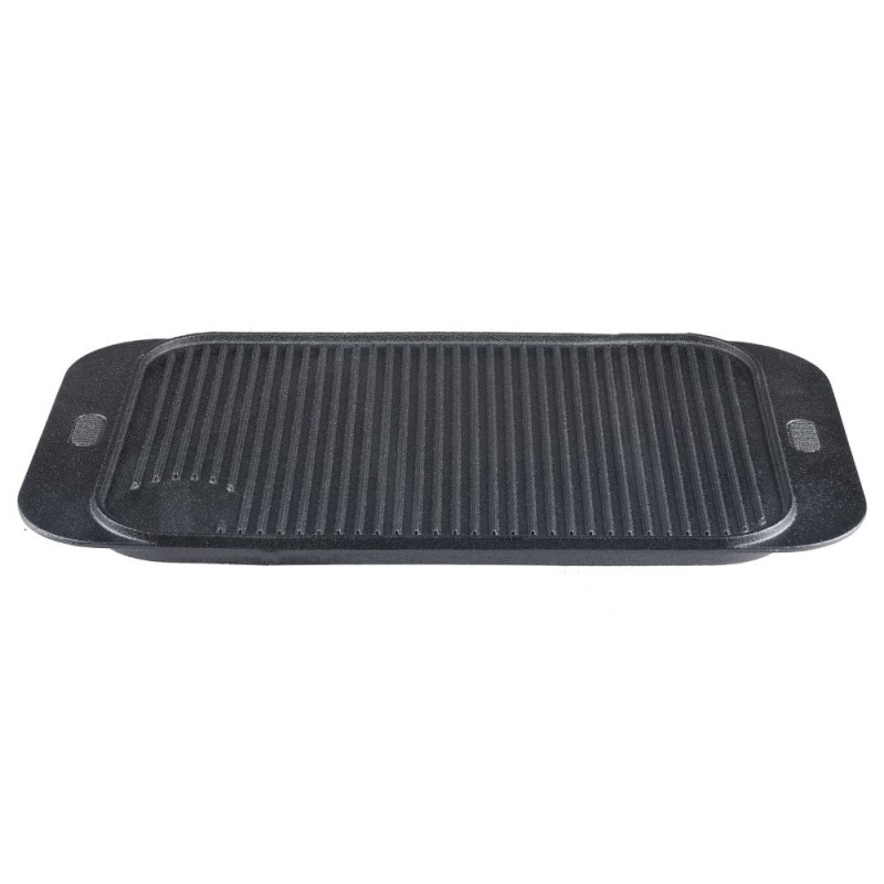 Kahepoolne malm grillplaat, 48x26 cm - 