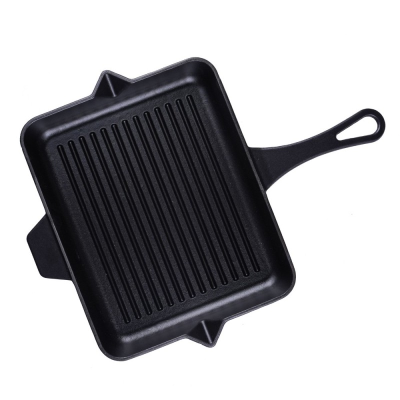 Emailitud malmist grillpann Hosse, Black Onyx, 26x32cm - 