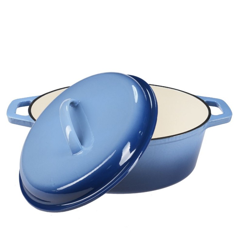 Emailitud malmpott, Sinine, ovaalne, 33x27см - 